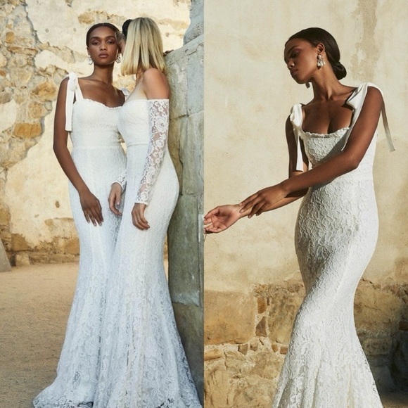 NWOT Reformation Bastille Bridal Dress - Picture 4 of 4